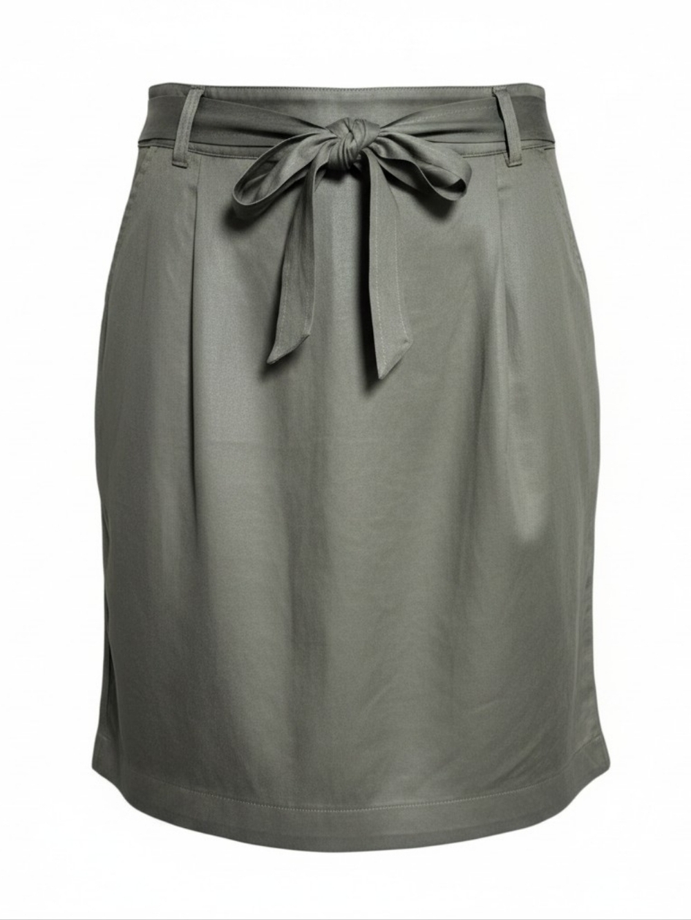 Jones New York Olive Tie-Waist Skirt